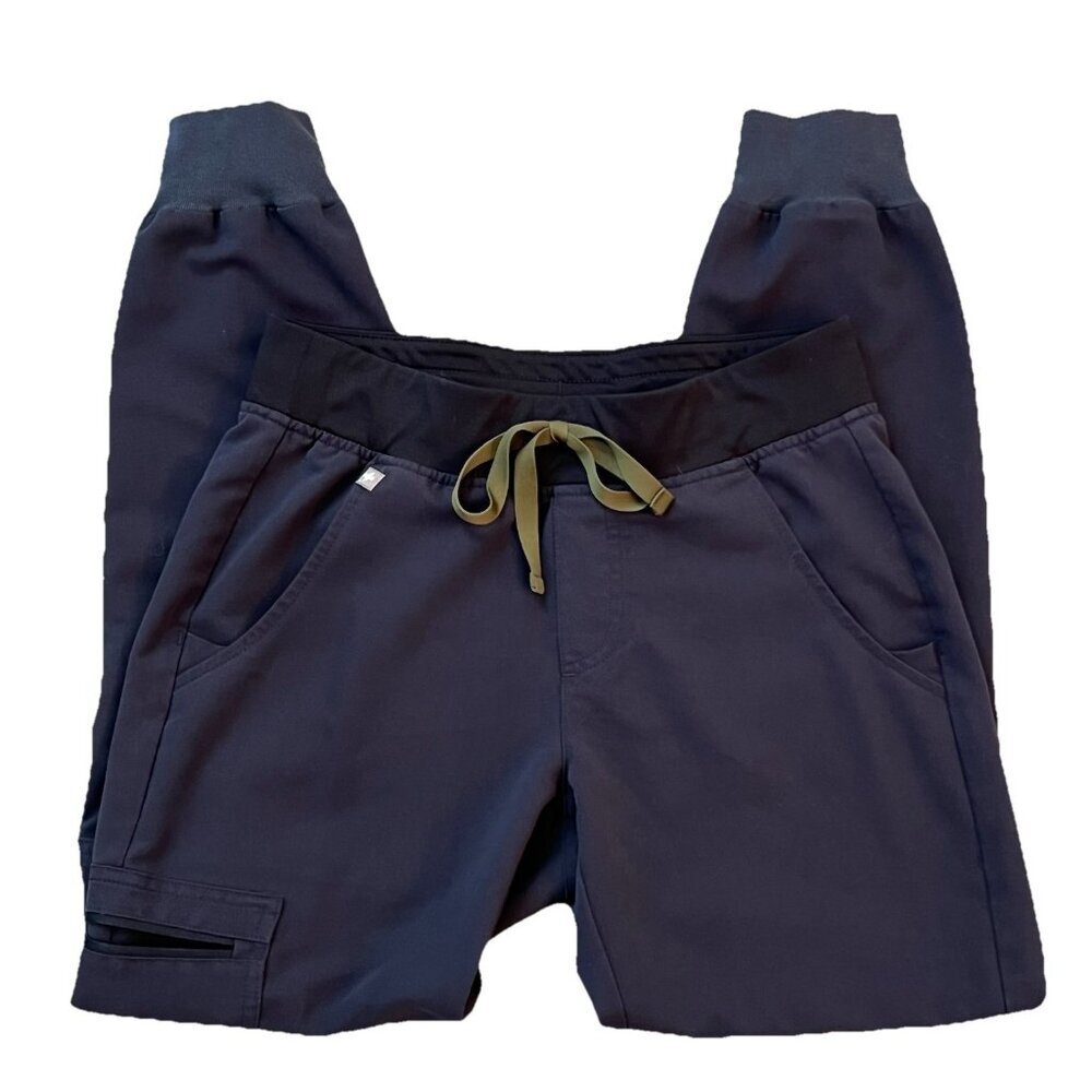 Figs Zamora Jogger Scrub Pants Women’s Size XS/P W18SW2005P Quiet Navy Medical